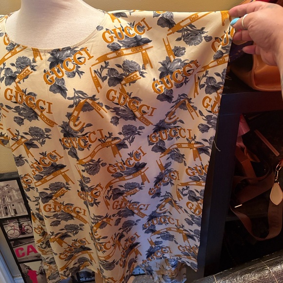 Fashion Beige and Black Graphic Dress - Picture 3 of 5